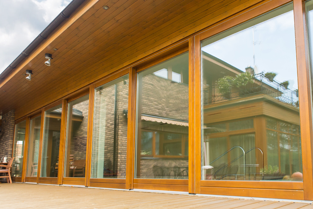 TImber sliding doors