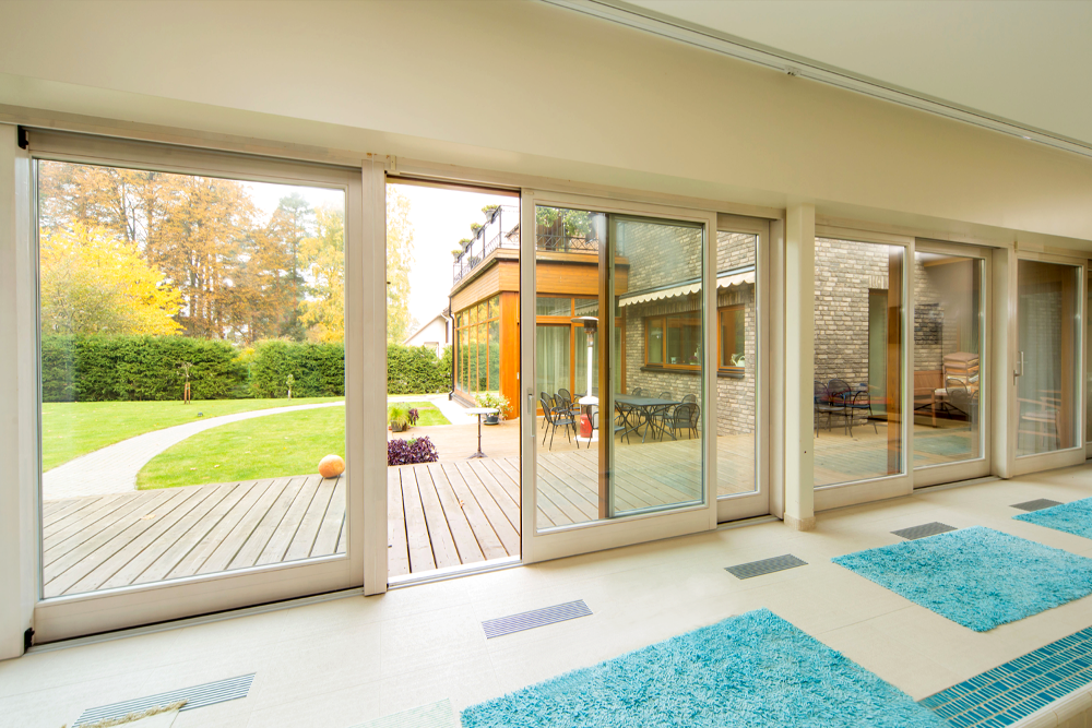 timber sliding door